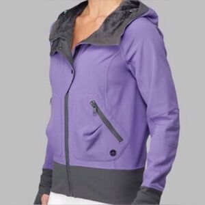 Lululemon Limited Edition Purple Vintage Escapade Soft Shell Fleece Lined Jacket